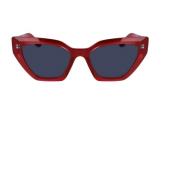 Kl6145S 600 Zonnebril Karl Lagerfeld , Red , Dames