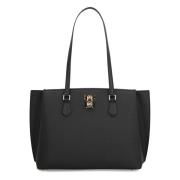 Ruby lederen tote bag Michael Kors , Black , Dames