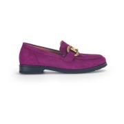 Paarse Fluwelen Loafers Gabor , Purple , Dames