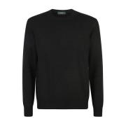 Zwarte Sweaters voor Mannen Zanone , Black , Heren