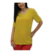 Korte Mouw Blouse Alessia Santi , Yellow , Dames