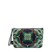 Stijlvolle Clutch Tas F**k , Multicolor , Dames