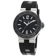 Pre-owned Stainless Steel watches Bvlgari Vintage , Black , Dames