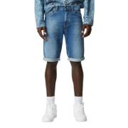 Bermuda Shorts voor Heren GAS , Blue , Heren