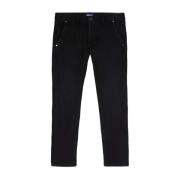 Klassieke Denim Jeans met 5 Zakken GAS , Black , Heren