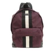 Pre-owned Leather backpacks Bally Pre-owned , Purple , Dames