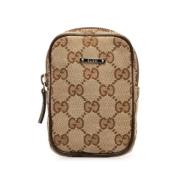 Pre-owned Leather home-office Gucci Vintage , Beige , Dames