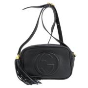 Pre-owned Leather gucci-bags Gucci Vintage , Black , Dames