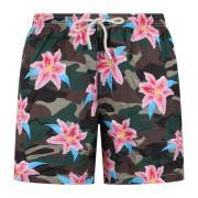 Camouflage Zwemshorts met Bloemenprint MC2 Saint Barth , Multicolor , ...