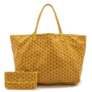 Pre-owned Plastic totes Goyard Vintage , Yellow , Dames