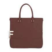 Handtas - Stijlvol en Trendy Fracomina , Brown , Dames