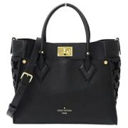 Pre-owned Leather louis-vuitton-bags Louis Vuitton Vintage , Black , D...