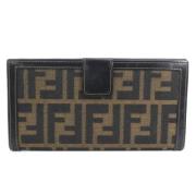 Pre-owned Canvas wallets Fendi Vintage , Brown , Dames