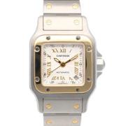 Pre-owned Stainless Steel watches Cartier Vintage , Yellow , Dames