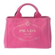 Pre-owned Canvas prada-bags Prada Vintage , Pink , Dames