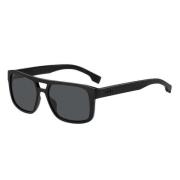 Zonnebril 1648/S 807 Zwart Grijs Boss , Black , Unisex