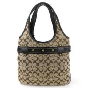 Pre-owned Leather totes Coach Pre-owned , Beige , Dames