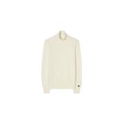 Merino Wool Turtleneck Sweater Busnel , Beige , Dames