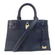 Pre-owned Leather totes Michael Kors Pre-owned , Blue , Dames