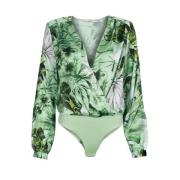 Lange Mouw Body Guess , Green , Dames