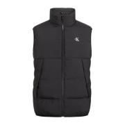 Stijlvolle Gilet voor Mannen Calvin Klein Jeans , Black , Heren