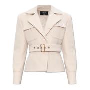 Wollen jas Balmain , Beige , Dames