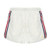 Logo Shorts Adidas Originals , Beige , Heren