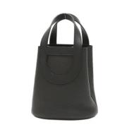 Pre-owned Leather shoulder-bags Hermès Vintage , Black , Dames