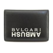 Pre-owned Leather home-office Bvlgari Vintage , Black , Dames