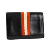 Pre-owned Leather wallets Bally Pre-owned , Black , Dames