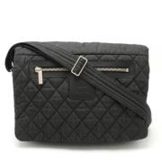 Pre-owned Canvas shoulder-bags Chanel Vintage , Black , Dames