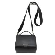 Pre-owned Leather handbags Givenchy Pre-owned , Black , Dames