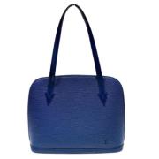 Pre-owned Leather louis-vuitton-bags Louis Vuitton Vintage , Blue , Da...