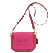 Pre-owned Leather shoulder-bags Coach Pre-owned , Red , Dames