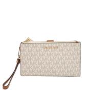 Pre-owned Canvas wallets Michael Kors Pre-owned , White , Dames