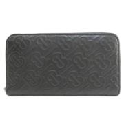 Pre-owned Leather wallets Burberry Vintage , Black , Dames