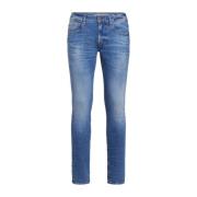 Slim-fit Denim Broek Guess , Blue , Heren