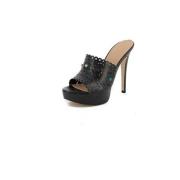 Elegante Hoge Hak Sandalen Guess , Black , Dames