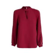 Lange Mouwen Shirt Guess , Red , Dames