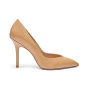 Elegant V-Cut Stiletto Pump Stuart Weitzman , Beige , Dames