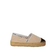 Stijlvolle Espadrilles voor Zomeroutfits Love Moschino , Beige , Dames