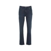 Blauwe Slimmy Tapered Jeans 7 For All Mankind , Blue , Heren