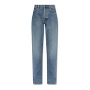 Jeans met vintage effect Moschino , Blue , Dames