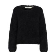 Zwarte Gebreide Pullover Jetraiw Stijl InWear , Black , Dames