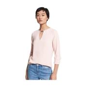 Stijlvolle Sweatshirt voor Trendy Look Michael Kors , Pink , Dames