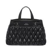 Zwarte Handtas Chic Stijl Armani Exchange , Black , Dames