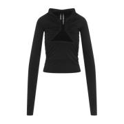 Zwarte Topwear voor Vrouwen Aw24 Rick Owens , Black , Dames