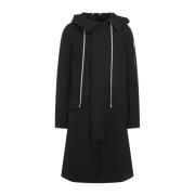 Zwarte Jas Rick Owens , Black , Heren