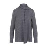 Grijze Shirts voor Vrouwen Aw24 Valentino , Gray , Dames