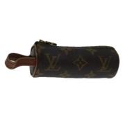 Pre-owned Canvas pouches Louis Vuitton Vintage , Brown , Dames